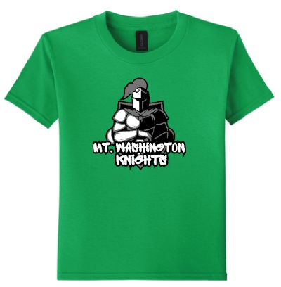 64000 ADULT Mt Washington Knights, Irish Green tee